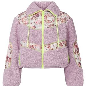 For love and lemons sloan shearling jacket